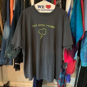 God Hates Techno tee